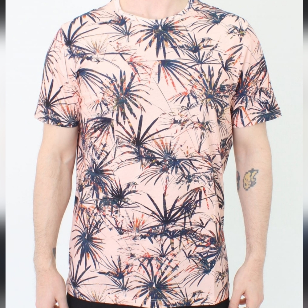 Ted Baker Yorkii tropical tee shirt short sleeves size 2